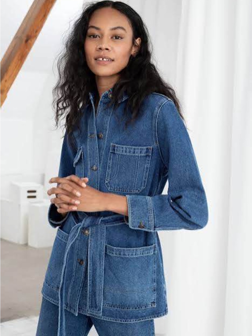 Aritzia Wilfred Adrift Belted Jacket (S)